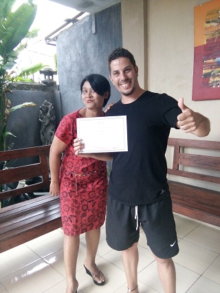 Reeva Bali Spa School Student